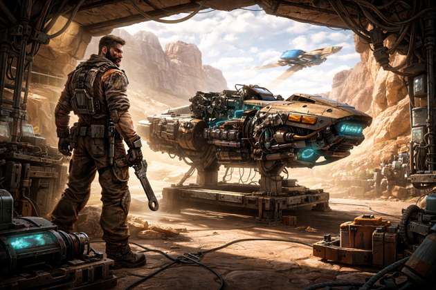 Helium Drift Garage - Jabali AI Poster