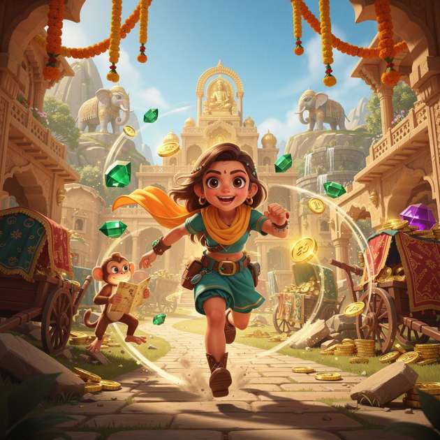 Treasure Run India - Jabali AI Poster