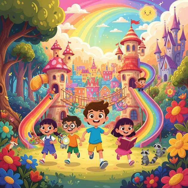 Playground Pals Adventure - Jabali AI Poster