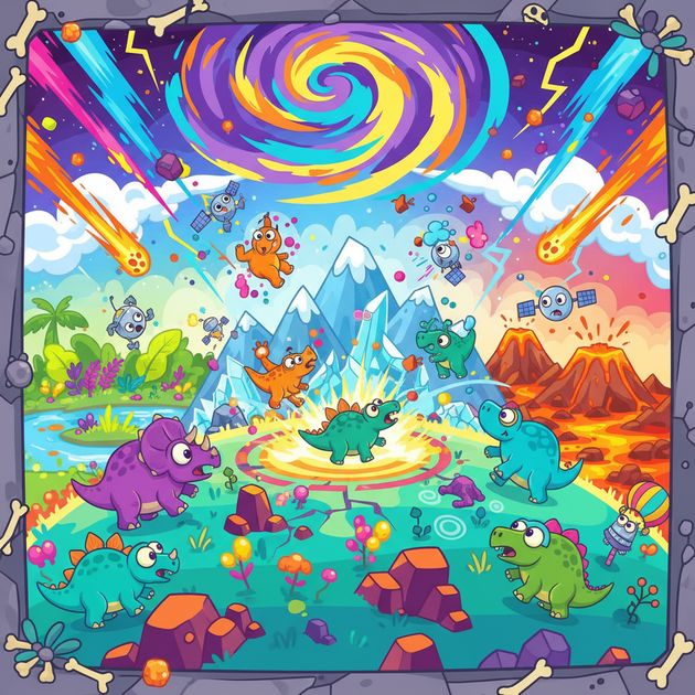 Dino Smash Frenzy - Jabali AI Poster