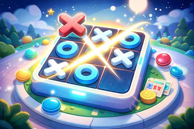 TicTacToe Glow - Jabali AI Poster