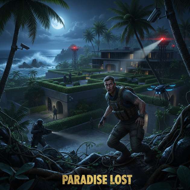 Island Escape Run - Jabali AI Poster