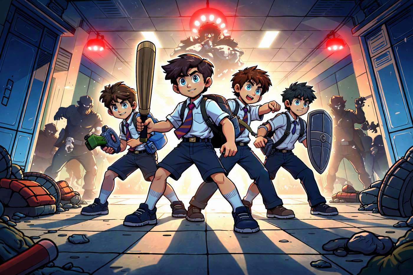 Shashwat and Friends Red Alert game artwork