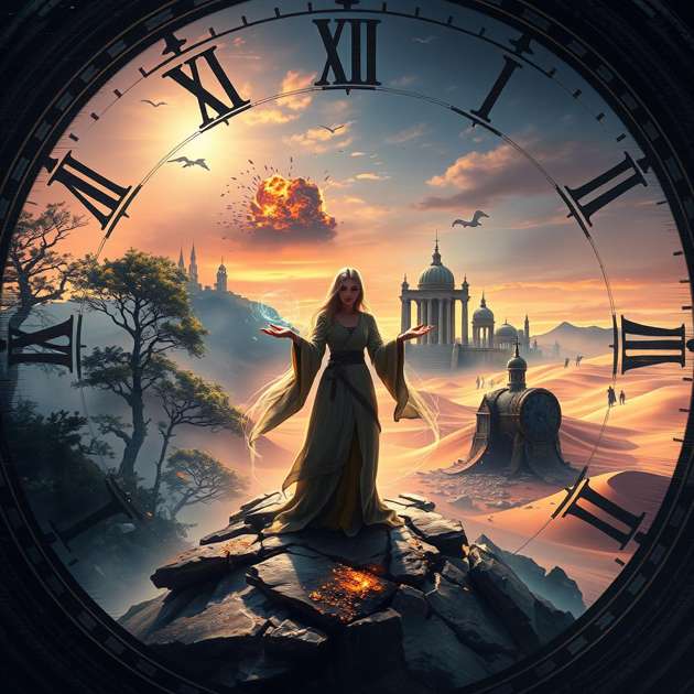 The Loom and the Hourglass - Jabali AI Poster