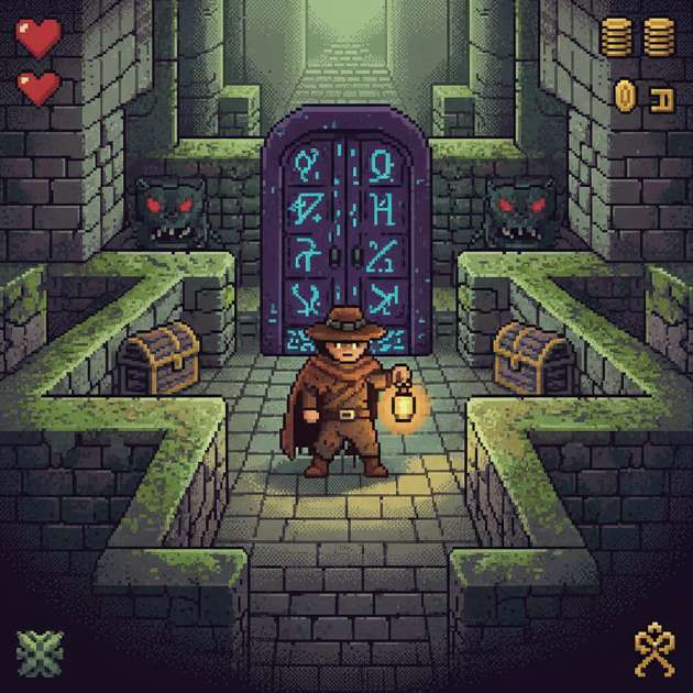 Pixel Quest Raiders - Dungeon Crawler RPG by Jabali AI