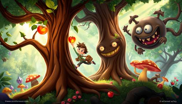 Applebound Adventure - Jabali AI Poster