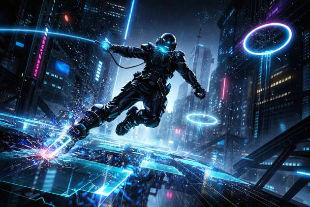 Neon Drift Legends - Jabali AI Poster