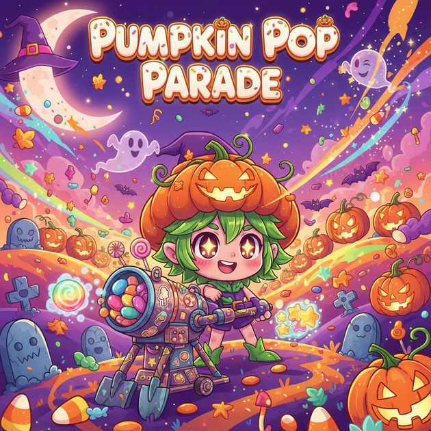 Pumpkin Pop Parade - Jabali AI Poster
