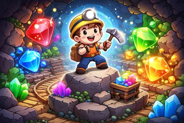 Stone Miner Color Quest - Jabali AI Poster