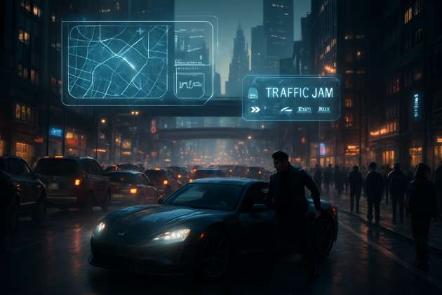 Urban Gridlock - Jabali AI Poster