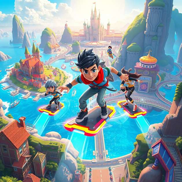 CloudChase Adventure - Jabali AI Poster