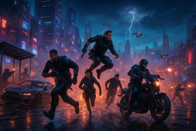 Urban Reignfall - Jabali AI Poster