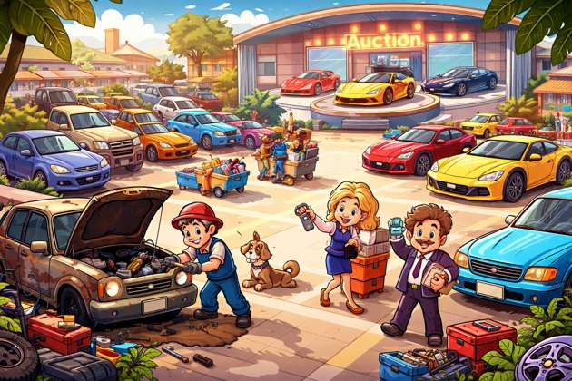 RideFlip Tycoon - Jabali AI Poster