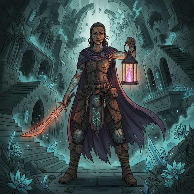 Relicbound Ruins - Jabali AI Poster