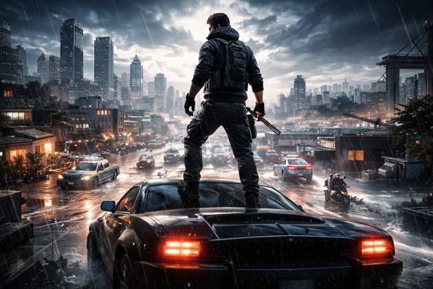 Streets of Valor - Jabali AI Poster
