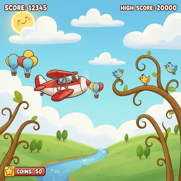 Sky Flutter Dash - Endless Tapping by Jabali AI