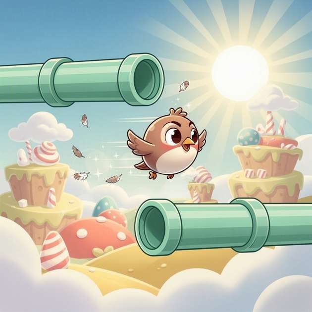 Fluppy Sky Dash - Jabali AI Poster