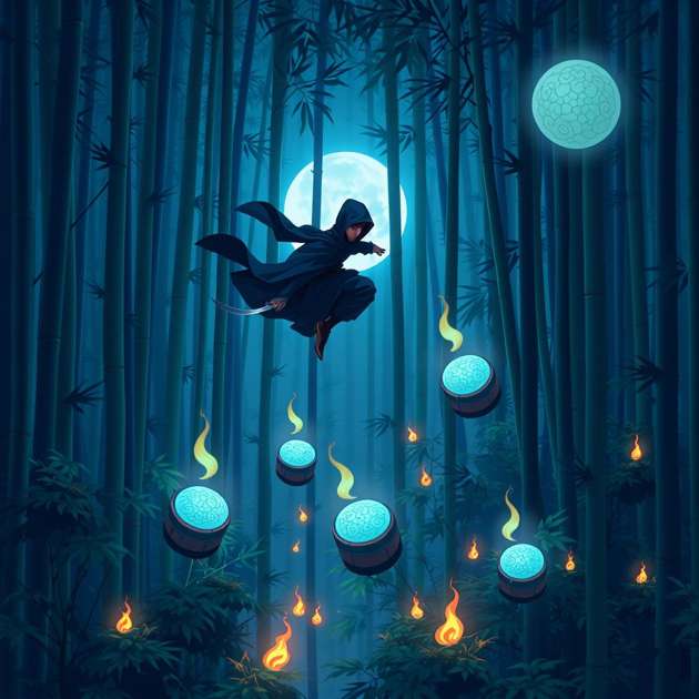 Midnight Drumfall - Jabali AI Poster