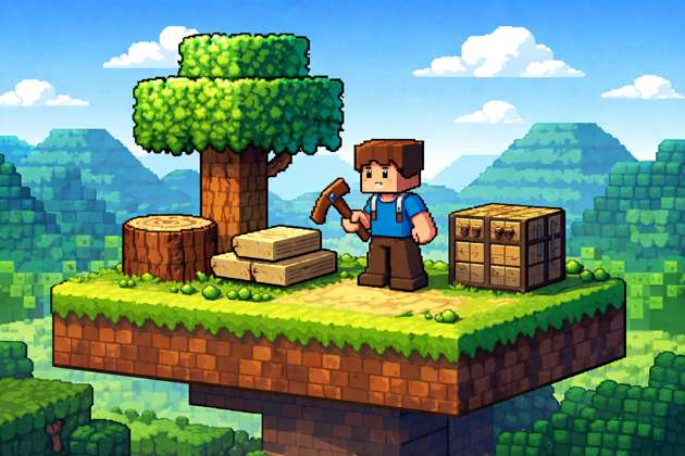 BlockCraft 2D - Jabali AI Poster