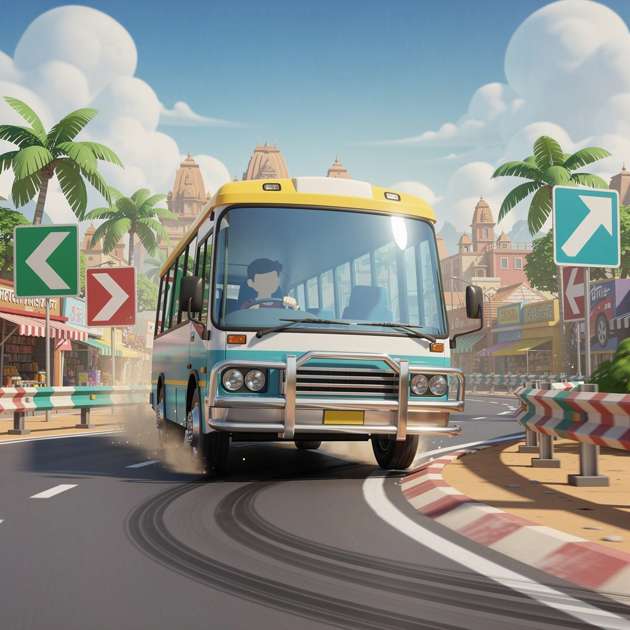 Akhil Bus Driver Challenge - Jabali AI Poster