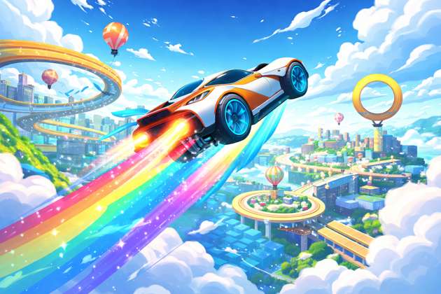 Sky Car Rush - Jabali AI Poster