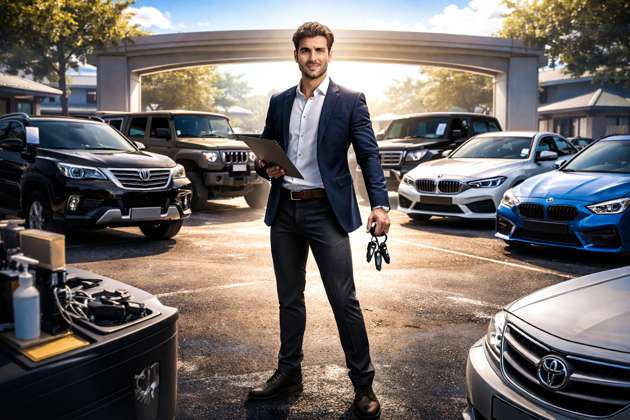 Second Hand Car Tycoon - Jabali AI Poster