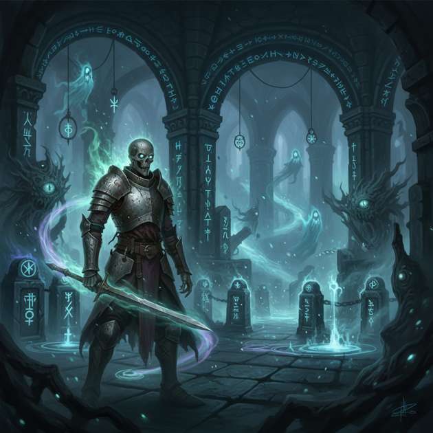 Labyrinth of the Fallen - Jabali AI Poster