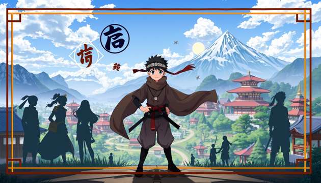 Ninja Bonds: Foraku's Path - Jabali AI Poster