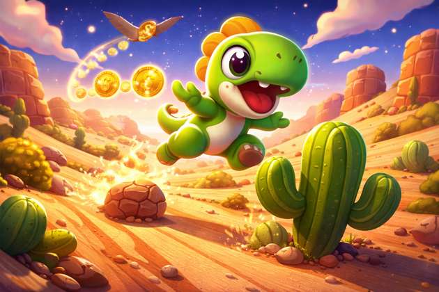 Dino Dash 3D - Jabali AI Poster