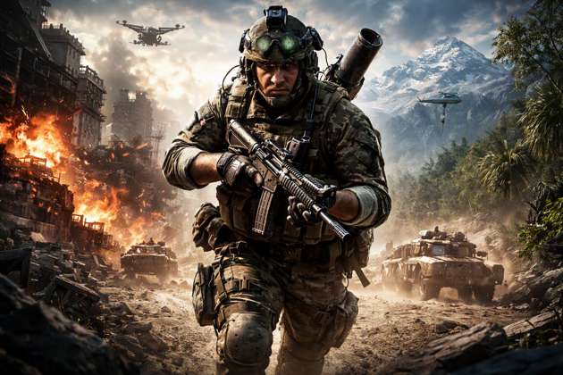Frontline Warrior 200 Missions - Jabali AI Poster