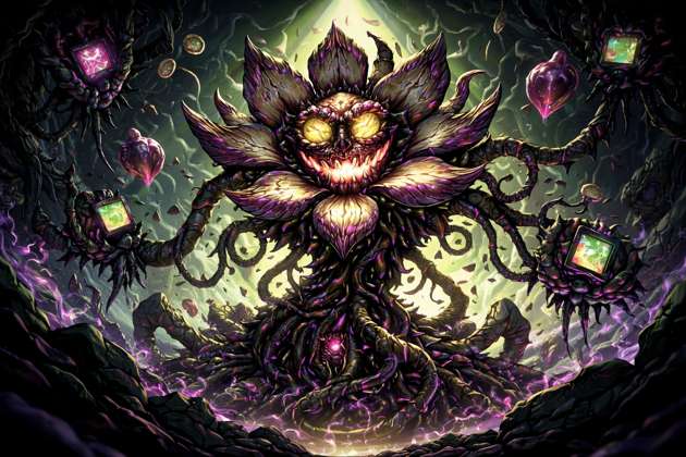 Floweys Omega Nightmare - Jabali AI Poster