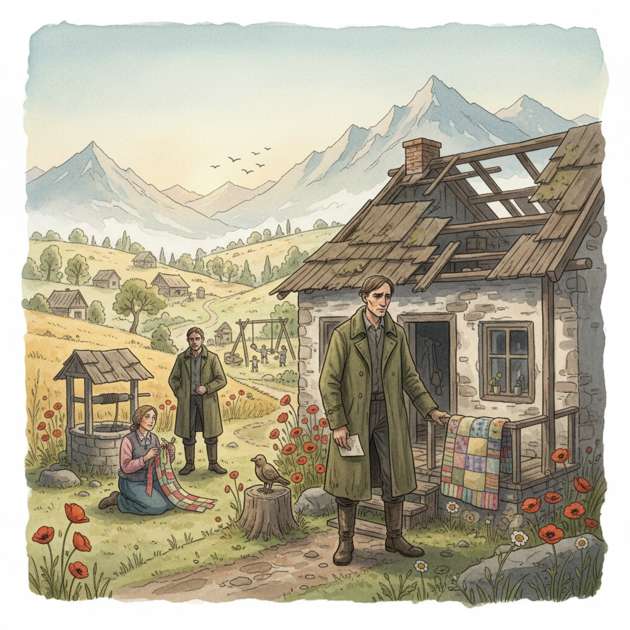 Poppies Beneath the Silent Sky - Jabali AI Poster