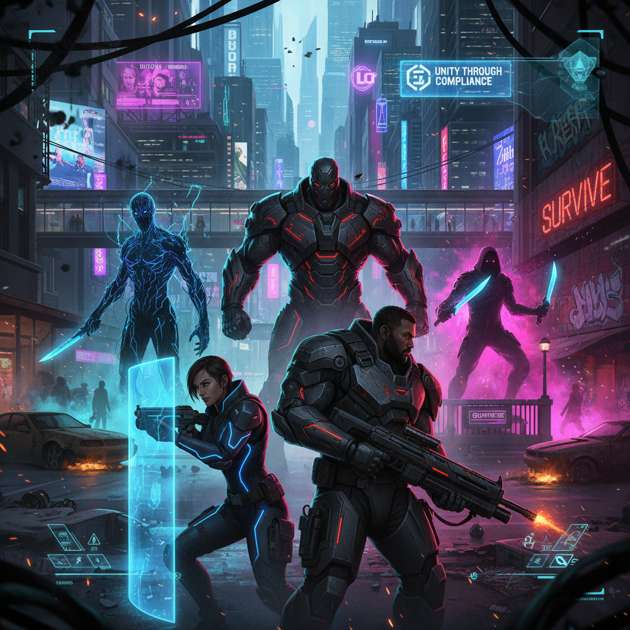 Paradox City: Line//Divided - Monster Chase by Jabali AI