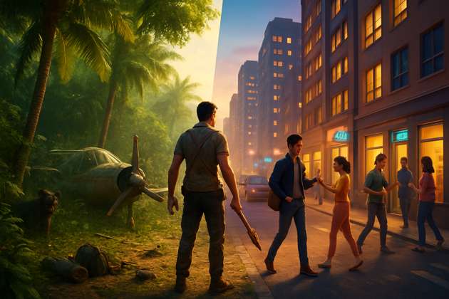 From Island to City - Jabali AI Poster