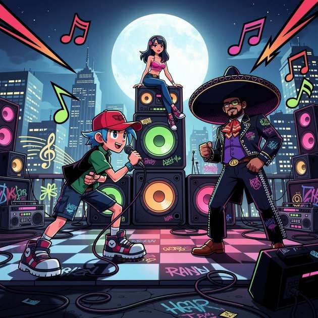 Friday Night Funkin Beats - Jabali AI Poster