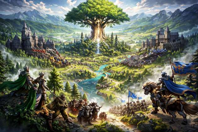 Kingdoms of Myth - Jabali AI Poster