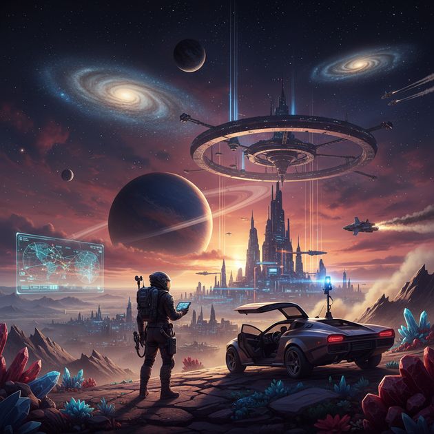 Infinite Frontiers - Jabali AI Poster