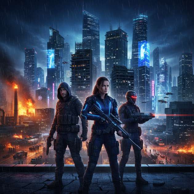 City of Broken Trust - Jabali AI Poster