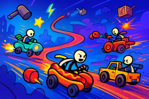 Stick Racer Rumble - 3D Racing by Jabali AI