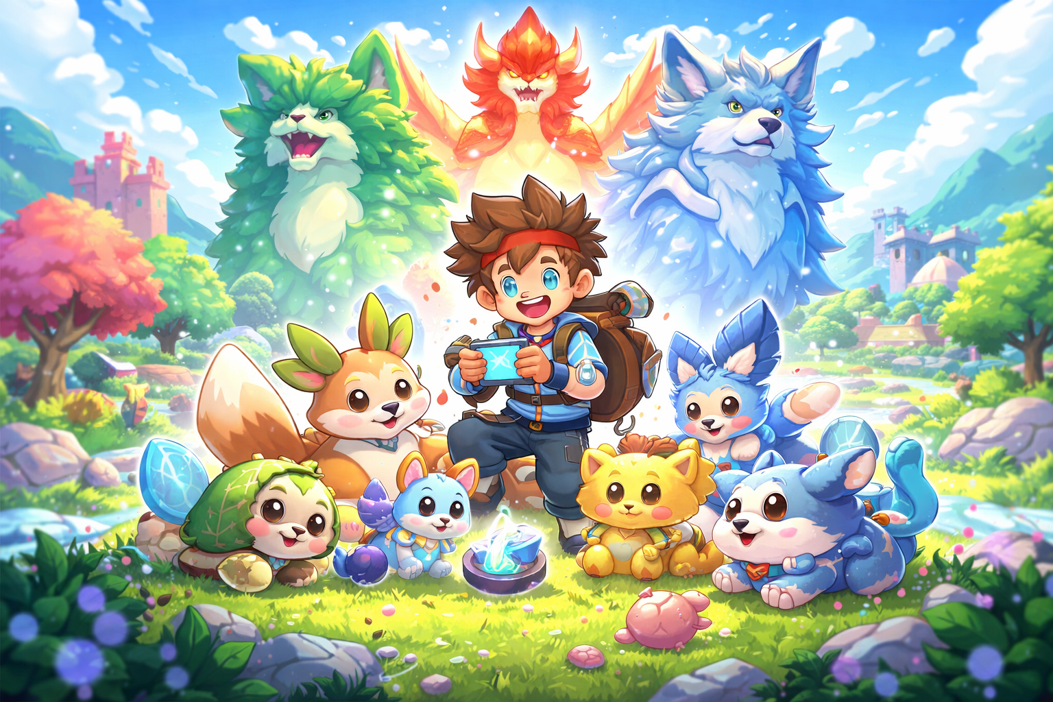 TriMon Quest - Instant game by Jabali AI