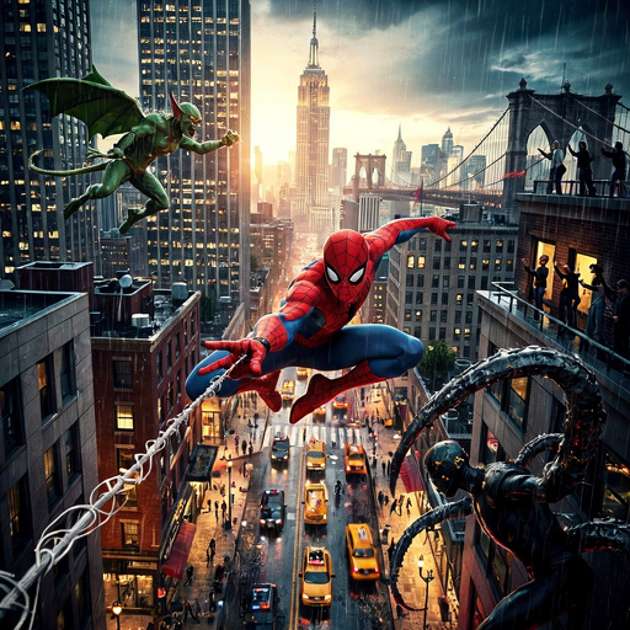 Spider-Man: City Unbound - Jabali AI Poster