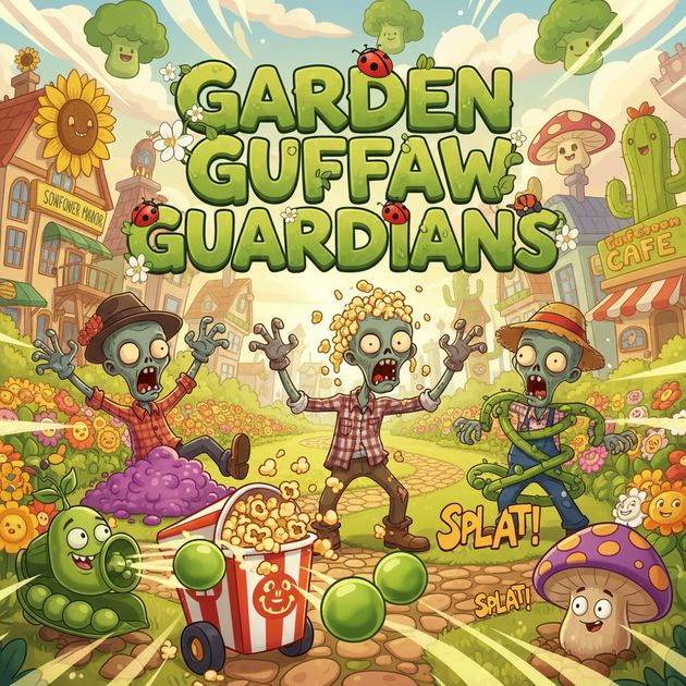 Garden Guffaw Guardians - Jabali AI Poster