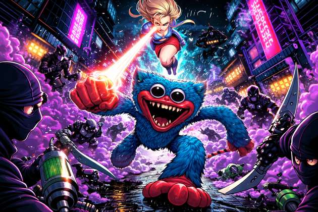 Poppy Playtime Neon Rampage - Instant game by Jabali AI