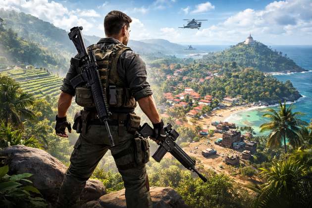 Sri Lanka Gun Rush 3D - Jabali AI Poster