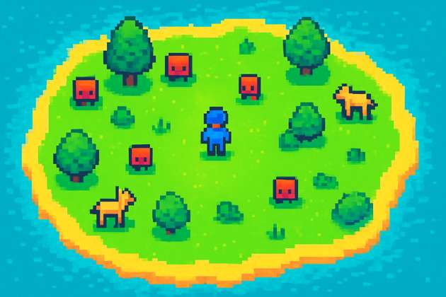 Island of Endurance - Jabali AI Poster