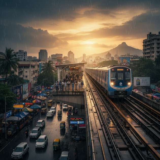 Chennai Metro Rail Simulator - Jabali AI Poster