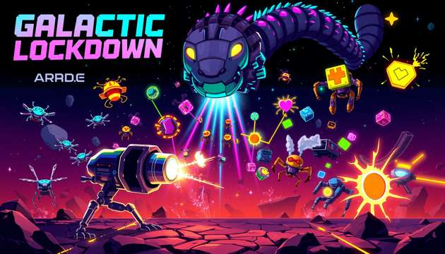 Galactic Lockdown: Arcade - Jabali AI Poster