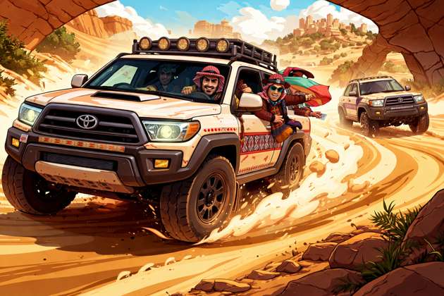 Toyota Arab Kurdish Drive - Jabali AI Poster