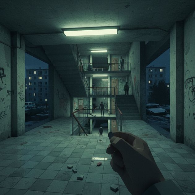 Nine Floors Below - Jabali AI Poster