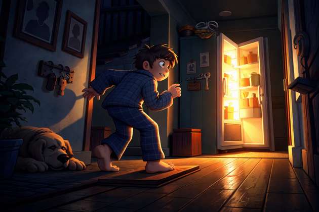 3AM Snack Sneak - Jabali AI Poster